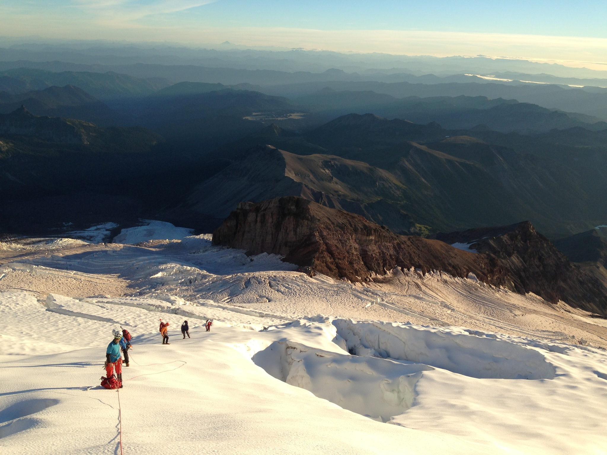 Climbing Rainier