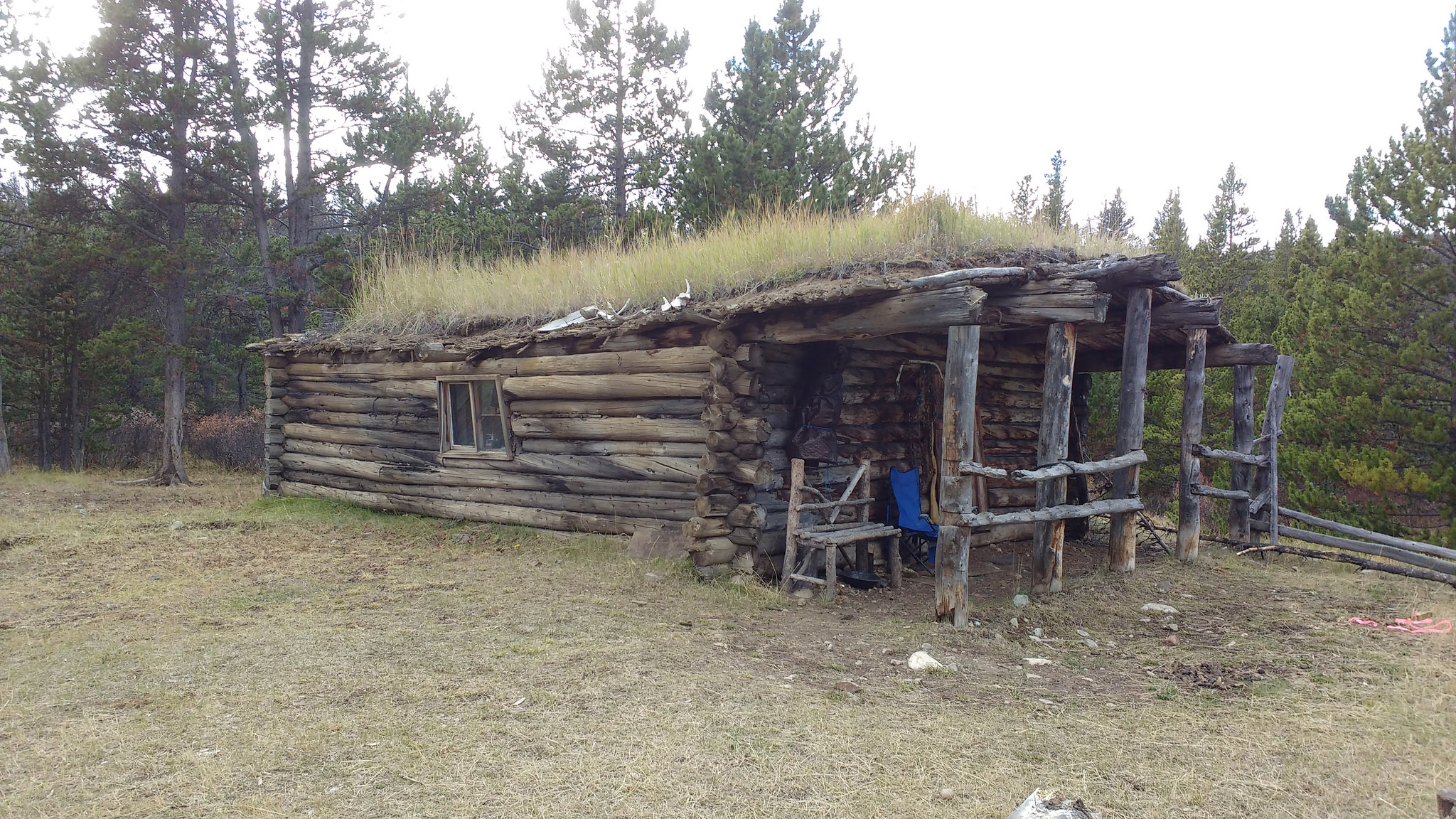 an old cabin