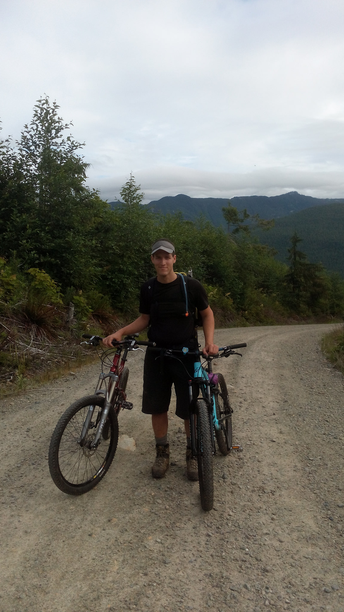 Alan pushing bikes