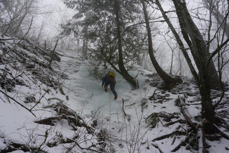 The Valentine ice climb